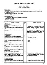 Giáo án Tiếng Anh Lớp 6 - Lesson 1 Getting started - Nguyễn Văn Thắng